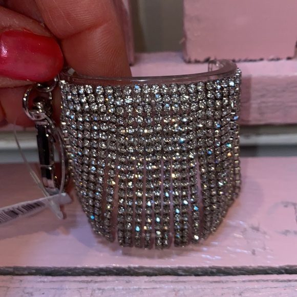 Gorgeous Dangling Rhinestones Pocketbac Holder - Picture 2 of 4